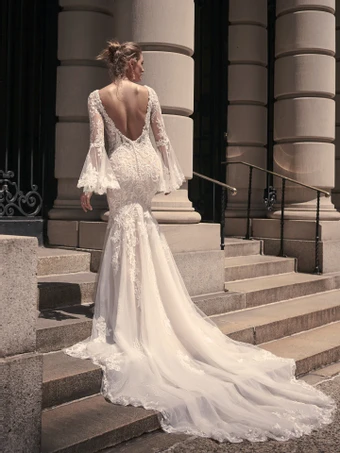 Maggie Sottero Style #Saige #4 default backface vertical thumbnail
