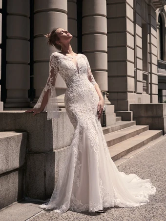 Maggie Sottero Style #Saige #0 default frontface vertical thumbnail